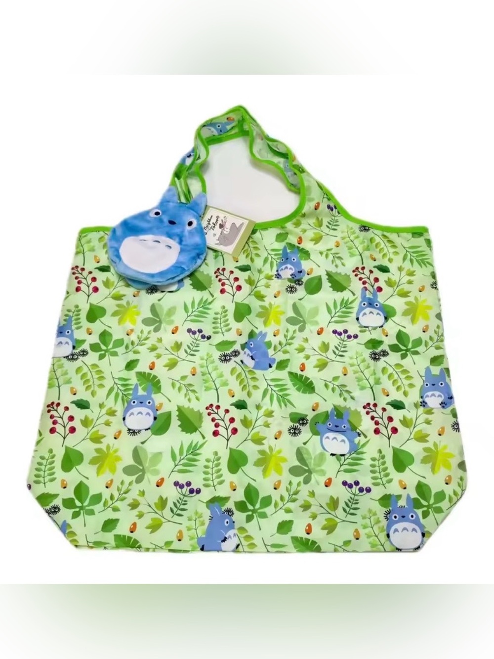 My Neighbor Toto Reusable Tote Bag with Totoro Pouch